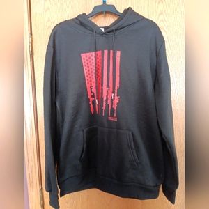 Men's size large,  hooded sweatshirt